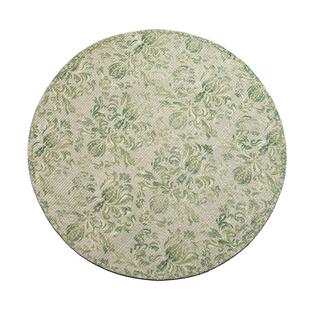 【国补再减15%】蜡笔派森岛圆形羊毛地毯法式轻奢高级客厅床边毯P