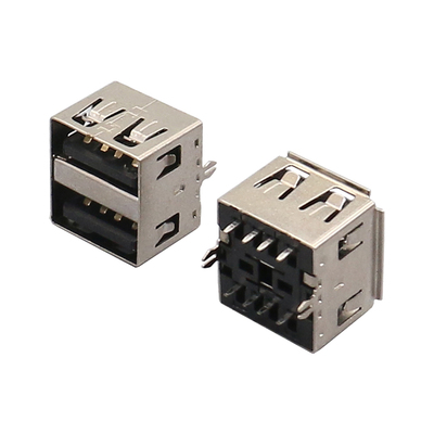 双层母座连接器接口插座利洲电子