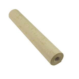 蜡染宣纸长卷书法专用纸复古半生半熟洒金鎏金色宣毛笔书法小楷纸