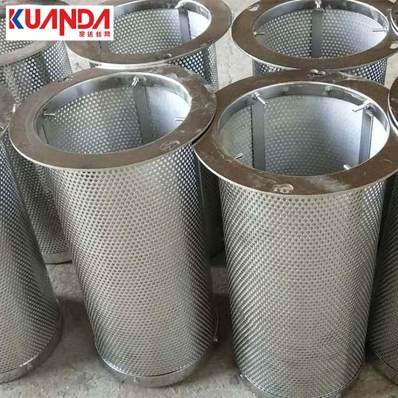 21供应304不锈钢冲孔过滤筒管单层过滤网双层