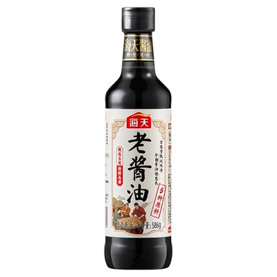 海天老酱油586g古法酿造特级酱油
