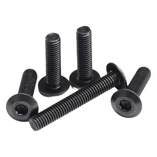 碳钢黑色家具螺丝镀镍斜大平头倒边内六角螺栓床座椅铁镀锌螺丝钉