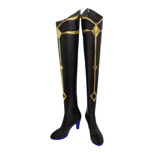 原神旅行者深渊公主荧cos鞋子定制深渊王子cosplay靴子来图定做