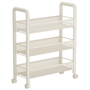 小推车置物架宿舍书桌下可移动带轮简易分多层书包书本零食收纳柜