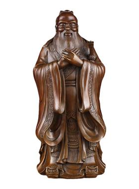 铜孔子像雕像铜摆件家居饰品办公室装饰摆件教师节礼物孔子铜像