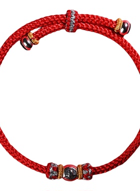 普陀山本命年红手绳护身符