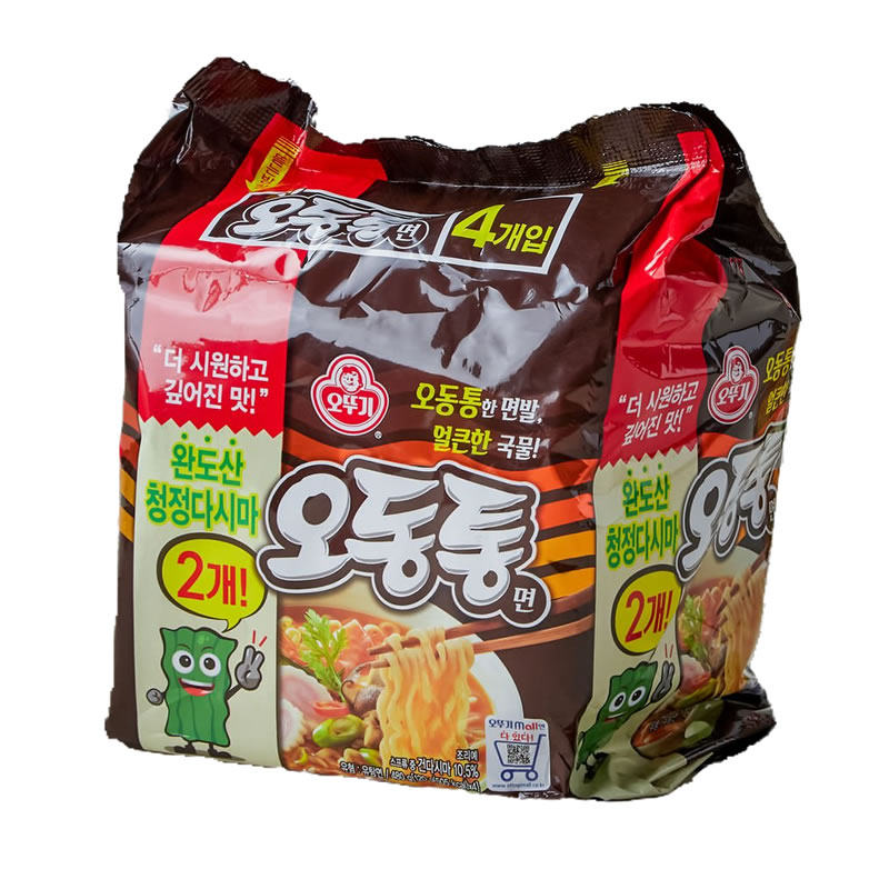 不倒翁辣味乌冬汤香辣韩国进口