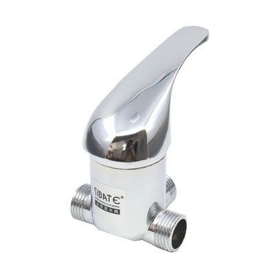 全铜合金电热水器三通出水阀冷热