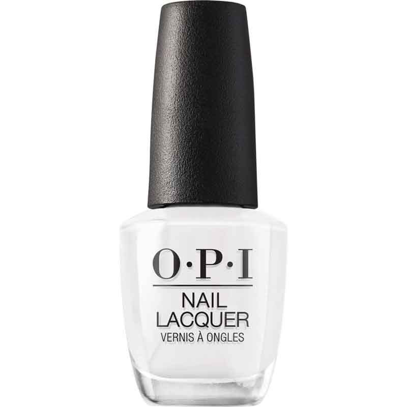 OPI 指甲油白色永恒经典 法式 L00 小样 原装 持久美国正品奶白色