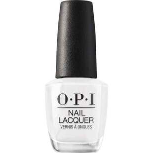 OPI 指甲油白色永恒经典 法式 L00 小样 原装 持久美国正品奶白色