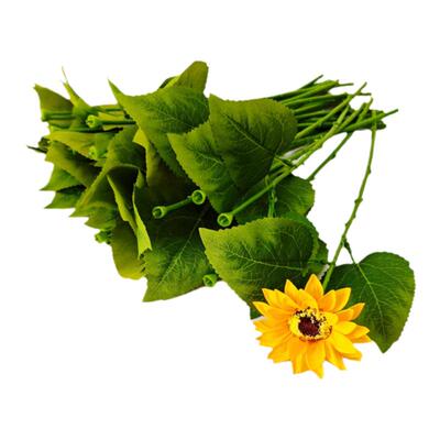 仿真玫瑰花杆40cm铁丝杆手工花杆