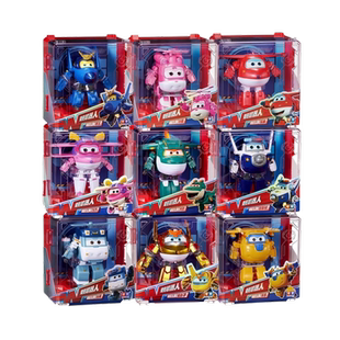 奥迪双钻机库墙超级飞侠玩具变形机器人新款装乐迪小爱金小子儿童