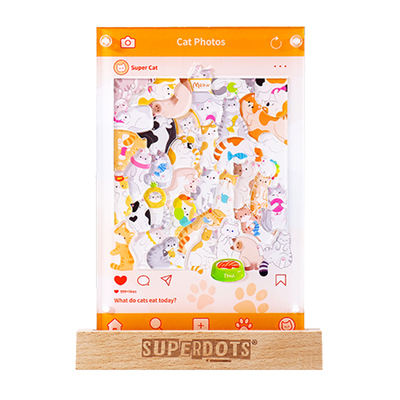 亚克力拼图猫咪光影diy手工