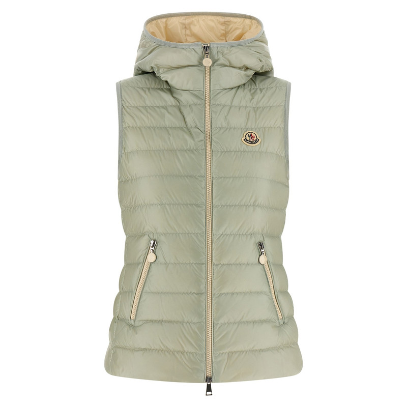 Moncler 盟可睐女士绿色glygosse羽绒服马甲背心26早春意大利代购