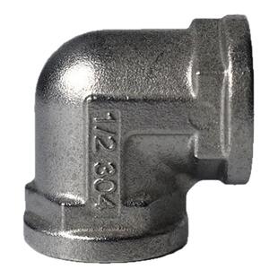 不锈钢接头4分1寸对丝内弯头外牙直三通管古补芯暖气管件变径直接