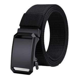 啄木鸟男士皮带2025新款自动扣帆布战术工装休闲户外裤腰带男款