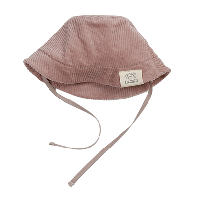 momoko灯芯绒盆帽宽檐绑带