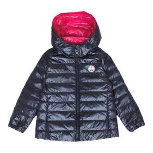 【新品】Jacadi亚卡迪女童连帽羽绒服冬两面穿加厚外套2040594