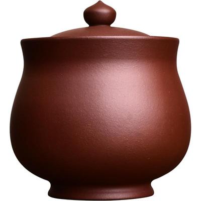 宏中紫砂宜兴底槽青茶叶罐