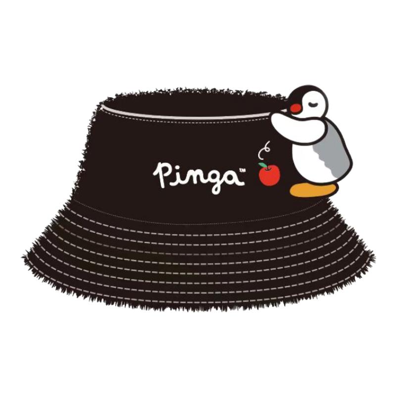 KKV官方Pingu立体公仔毛绒渔夫帽卡通户外出游男女时尚百搭帽子