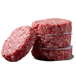 澳洲和牛肉饼谷饲牛肉汉堡肉饼120g纯牛肉原切无添加儿童早餐