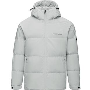 【石墨烯】HLA/海澜之家POWERYOUNG羽绒服秋冬连帽加厚黑色外套男