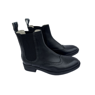 马术马靴牛皮骑马靴马术马靴男款马术短靴障碍靴耐磨马靴骑马靴