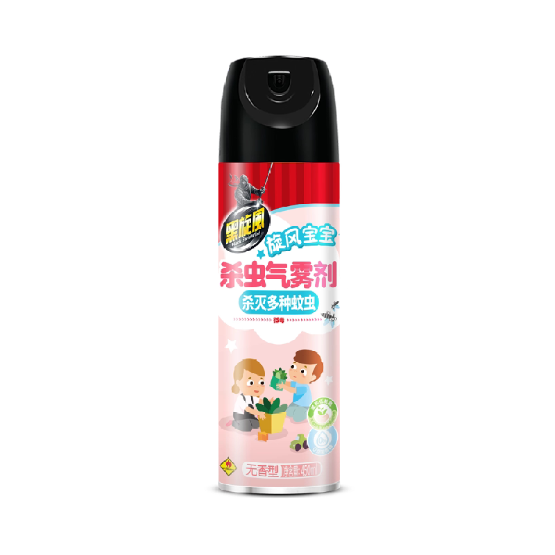 黑旋风杀虫气雾剂无香快速粘附