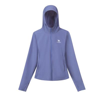 骆驼户外原纱防晒衣女士2026春夏新款凉感速干透气防晒服运动外套