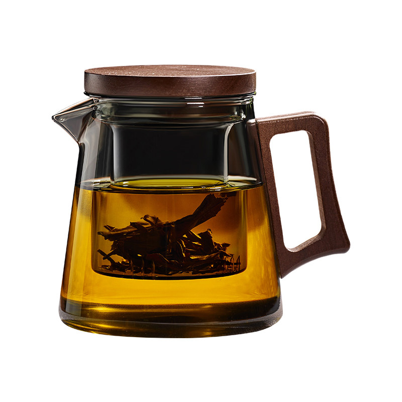 玻璃茶壶加厚耐高温茶水分离