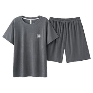 猫人冰丝睡衣男款夏季2026新款超火薄款男士大码可外穿家居服套装