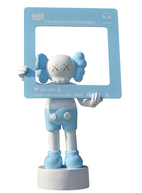 芝麻街玻璃钢摆件简约户外摆件