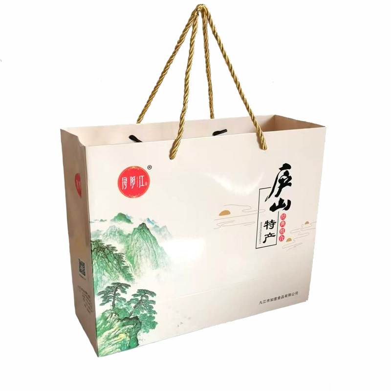 庐山特产浔阳江桂花九江茶饼盒装