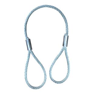 镀锌压制钢丝绳索具 10mm钢丝绳索具压制钢丝绳索具起重吊具双扣