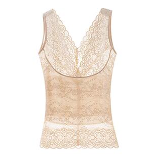 培尔迷塑身美体收腹上衣背心V领产后恢复托胸收肚子塑造美好曲线