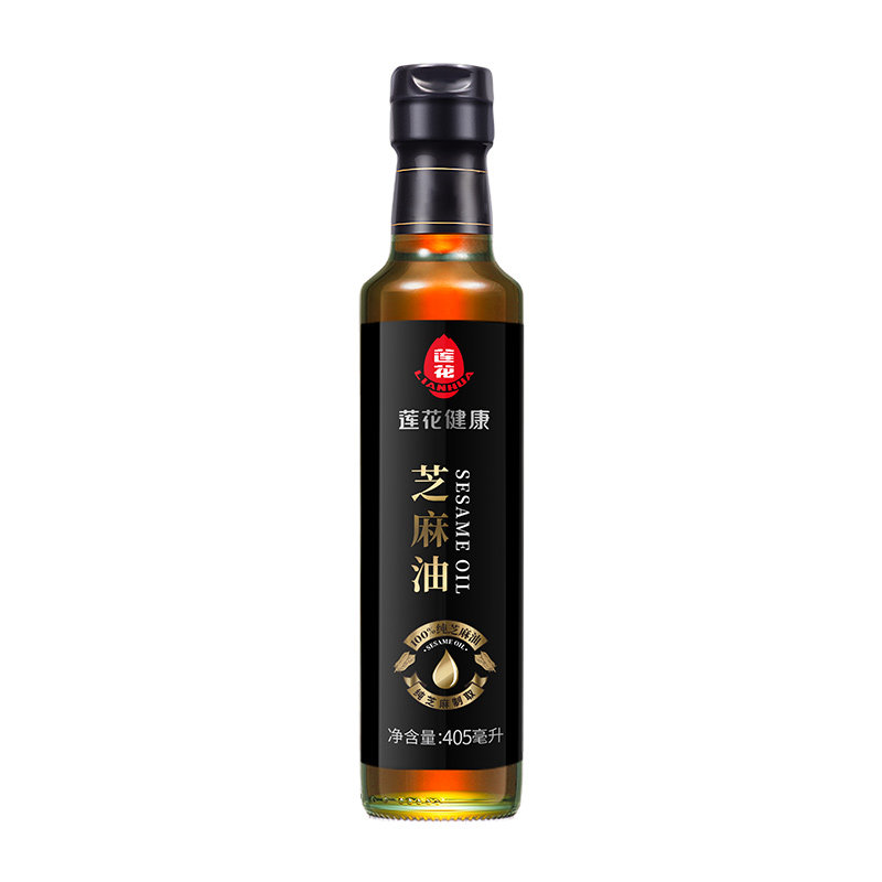 莲花纯芝麻油香油405ml/瓶正宗家用调味料凉拌菜食用调味油旗舰店