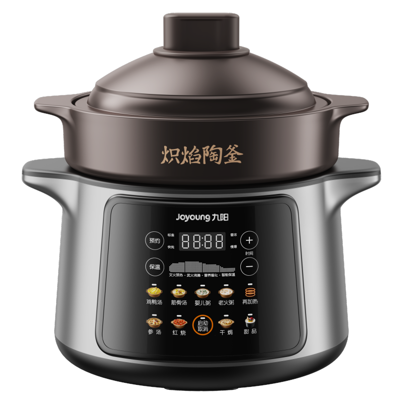 九阳电炖锅5L炽焰陶釜内胆大火力