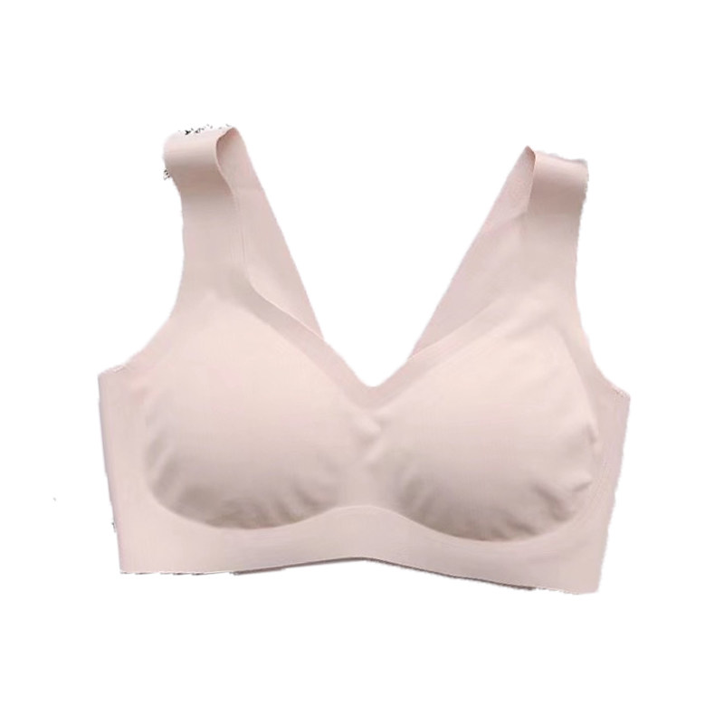 尚品无痕乳胶内衣女调整型无钢圈小胸聚拢防震背心运动文胸SP918
