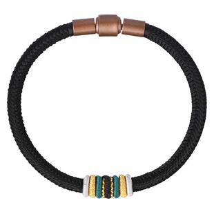 九乘迦叶青丝手绳宠物胎毛编织情侣头发手链男女金刚结手饰纪念品