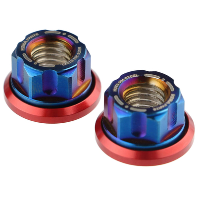 RZMA不锈钢304螺丝螺母金色烧蓝