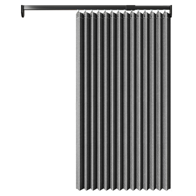 2026新款轨道折叠浴帘防水覆膜