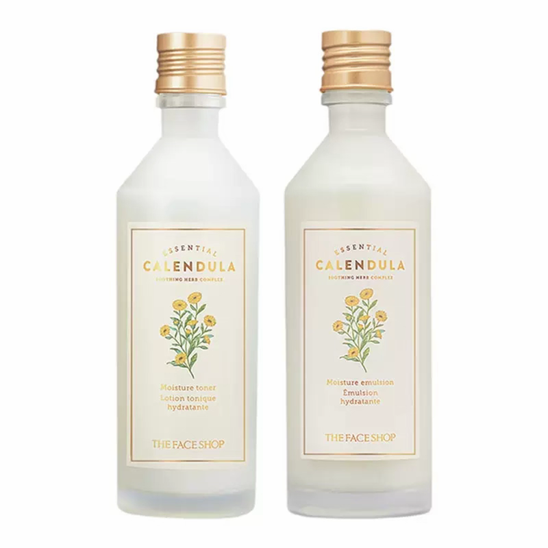 菲诗小铺金盏花清润水乳套装