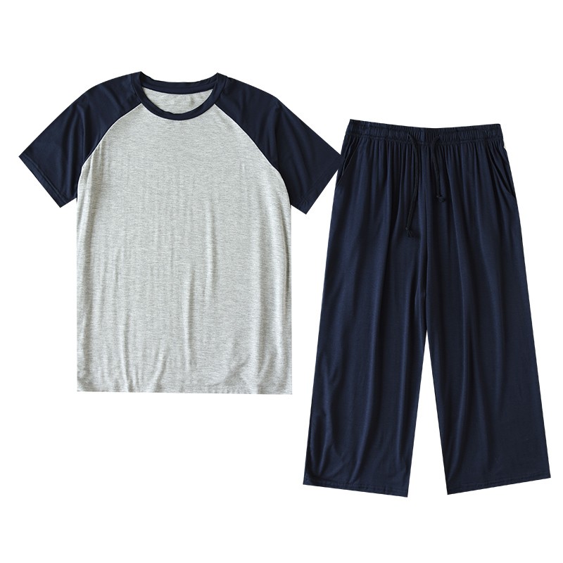 男莫代尔柔软家居服睡衣凉爽透气