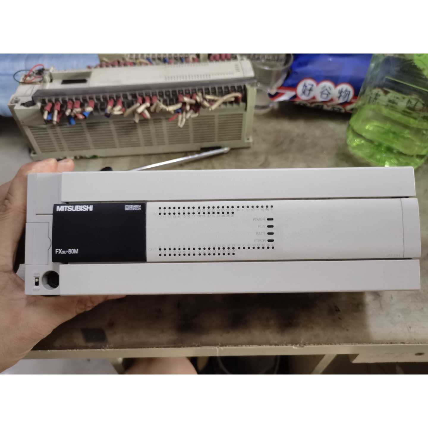 询价下单原装三菱PLC FX3U-80MR/ES-A 拆机件 功能包图片