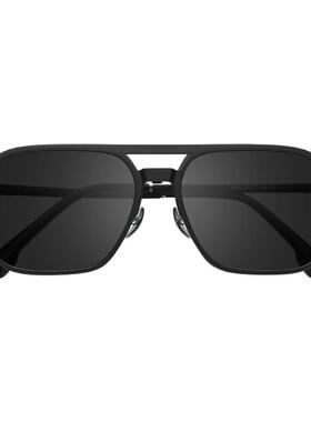 双梁磁吸式近视眼镜墨镜套镜男款