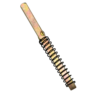 门锁方轴5X5打孔保险旋钮铁方钢条机械锁反锁打点加长保险杆配件