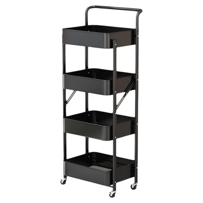 【不用安装】折叠碳钢置物架