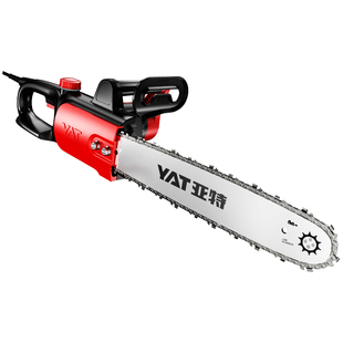 亚特YT4418电链锯16寸1600w小型手持家用电锯家用锯树链条伐木锯