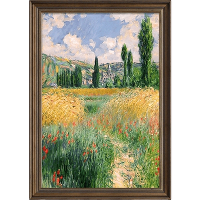 【支持定制】莫奈玄关名画高级感