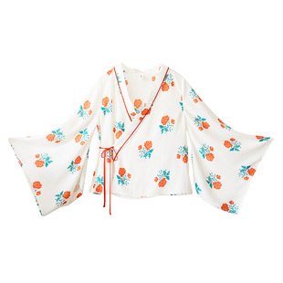 现货【云梦小令】原创魏晋风汉服女仙气大广袖小衫齐腰襦裙套装女